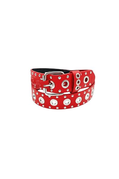 targay Pyramid Studded Belt Gothic Punk Metallica Style Belt
