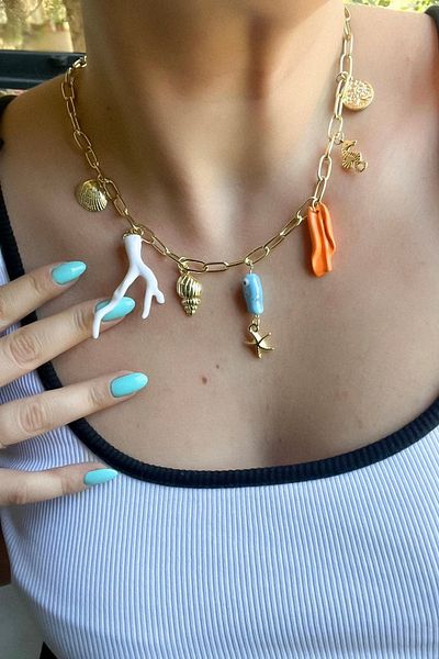 stravis Multi-Charmed Necklace