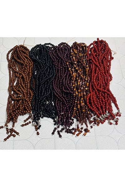 Muensu 50 de bucăți de 8 mm, 99 de mărgele, pentru Hajj Umrah, cadou, pentru distribuire, mărgele de rugăciune, mărgele de zikir