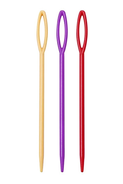 P Parla إبرة صوف طويلة 10 سم 3 قطع