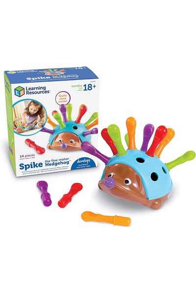 Learning Resources Spike The Fine Motor Hedgehog Toy - Fine Motor Skill Toy - Toddler, Preschool - 2