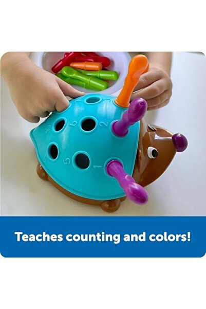 Learning Resources Spike The Fine Motor Hedgehog Toy - Fine Motor Skill Toy - Toddler, Preschool - 2