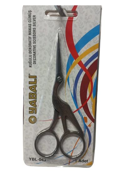 Biomak Embroidery Scissors Swan Decorative Scissors Silver Ybl-043 Model 13