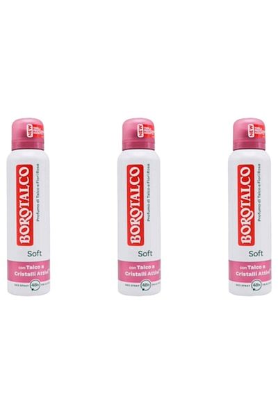 Borotalco Antiperspirant Deo 150ml Soft Con Talco Cristalli Attivi