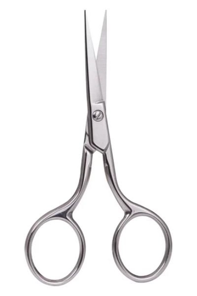 Mu Art Ahşap Embroidery Scissors Flat Tip Nickel