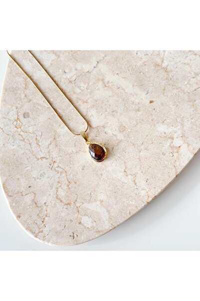 Vesce Atelier Occhio di tigre Doğal taş kolye