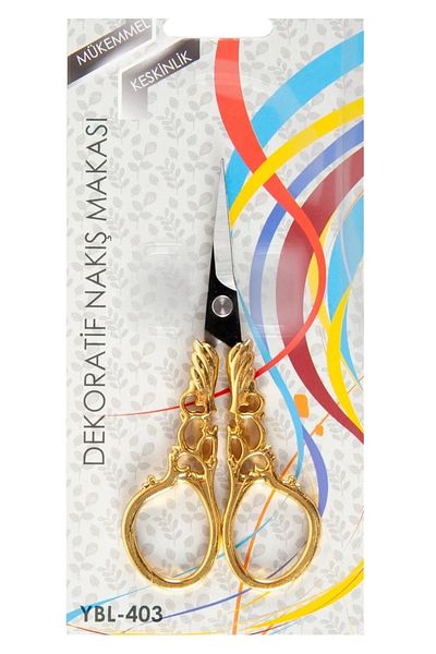 Biomak Embroidery Scissors Decorative Gold Wing Ybl-403 Model 17