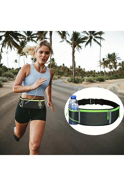 GlassySKY Running Waist Bag,Sports Belt Bag, Waterproof, Anti Theft, Invisible, for Training, Hiking