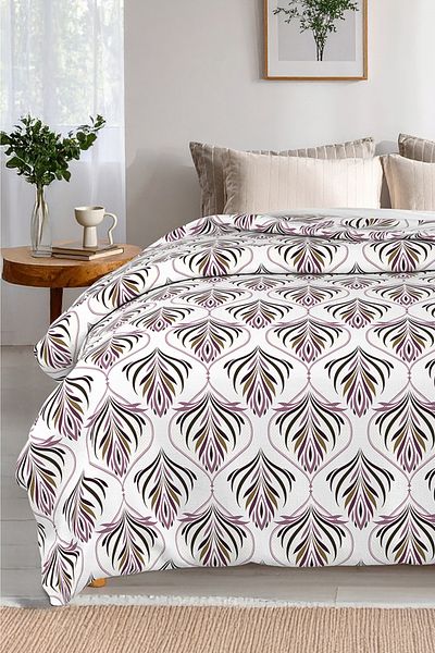 Lorien Arwen Patterned, Jacquard and Printed 100% Cotton Double Pique (Bedding Cover) – 195X235 cm