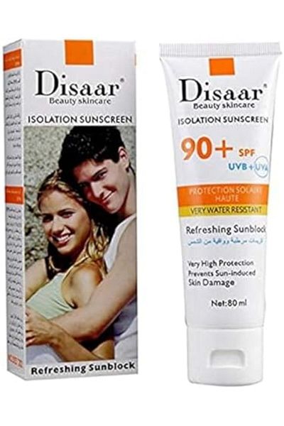 DISAAR Beauty Disaar SPF90PA++ Facial Sunscreen Moisturizing Whitening Cream, 80ml