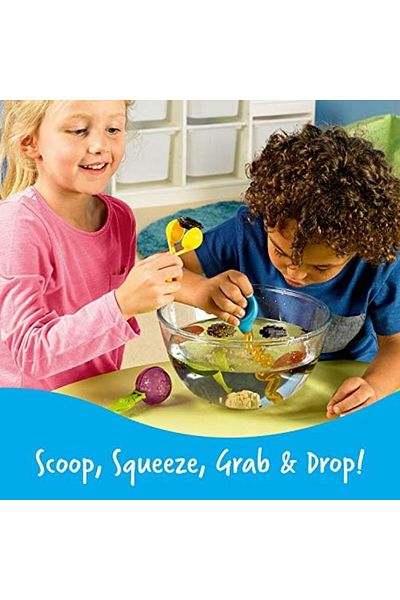 Learning Resources Helping Hands Fine Motor Tool Set Toy and Sensory Games Ages 3+ Multi-color 4 Ite