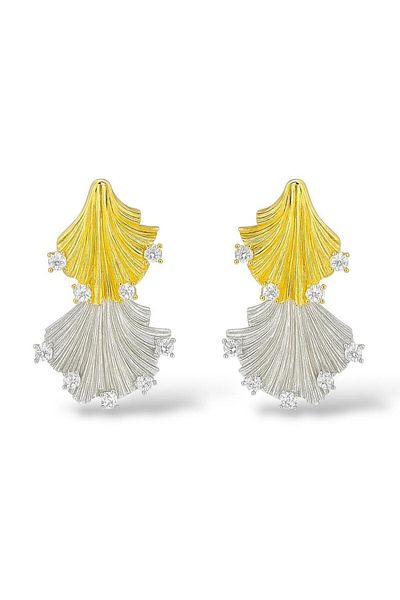 neslyaccessories Vera Leaf Earrings