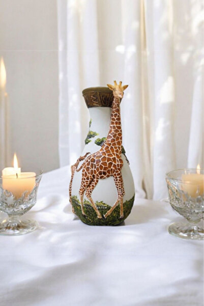 Harmoni Art Dekoratif Zürafalı Vazo