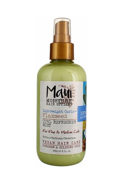 Minimalist Maui Moisture Flaxseed Curl Refreshing Spray 8 oz (236 ml) (Pack of 2)