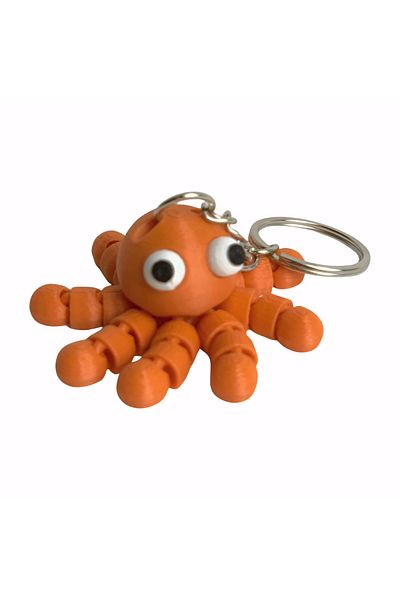 NBShop Cute Octopus Keychain – 3D Design Bag Ornament