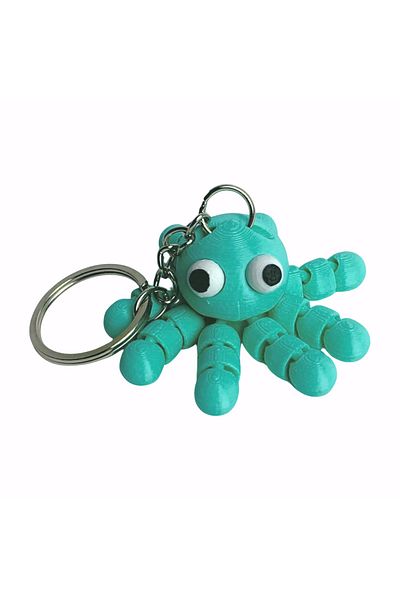 NBShop Cute Octopus Keychain – 3D Design Bag Ornament