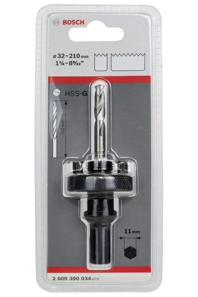 Bosch 11 mm Altıgen Şaftlı 32-210 mm Pançlar için Adaptör