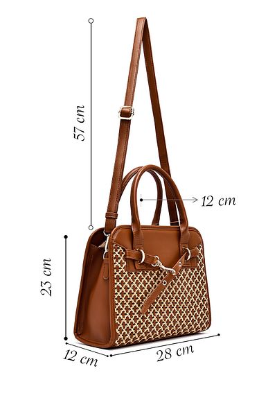 Derimod Women's Tan Long Strap Shoulder Bag 25Sbd285814