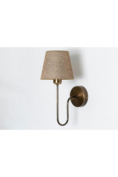 AKDENİZ AYDINLATMA ELEKTRİK MALZEMELERİ Vintage Style Fabric Hat Wall Sconce – Antique Metal Body