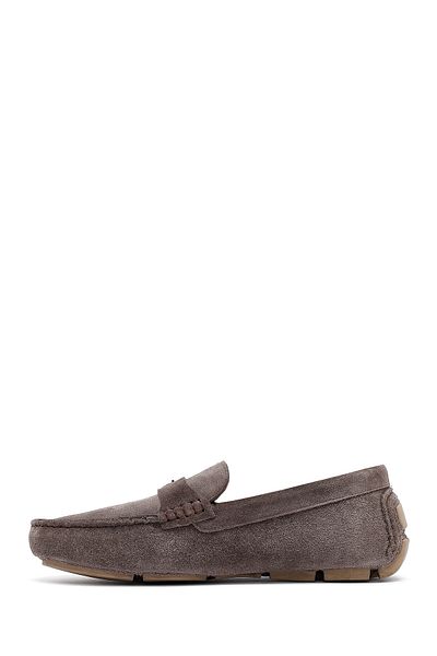 Derimod Men's Mink Suede Leather Casual Loafer 25Sfd750110