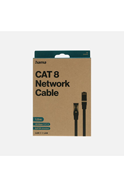 Generic Brand كابل شبكة، CAT 8، 40 جيجابت/ثانية، S/FTP إيكو باج، 1.5 متر