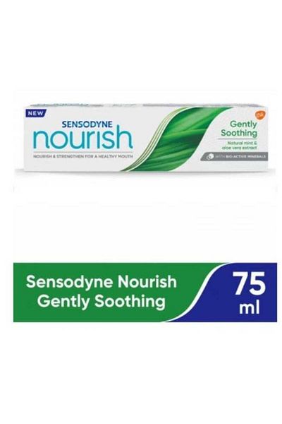 Sensodyne Nourish Toothpaste with Natural Mint Extract and Aloe Vera 75ml