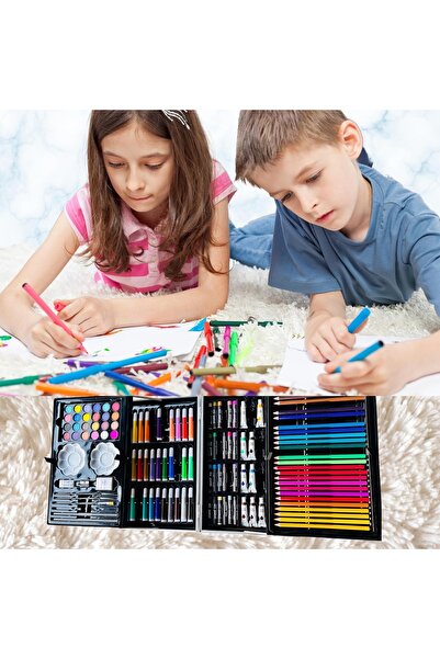 Toybox Kuromi 145 Pcs Portable Kids Drawing & Painting Art Supplies Set