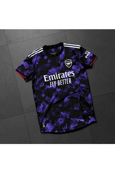 After Party Arsenal 2023/24 New Season Saka Special Concept Shirt (Purple) Vs Sports Singlet Vs Sports Singlet