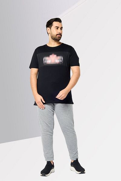 Scuderia Ferrari Men Slim Fit Short Sleeves Outdoor T-Shirt, Black