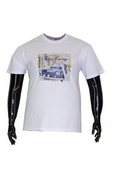 POLOPEPE Men's Plus Size T-Shirt 2123-Navy - 4XL