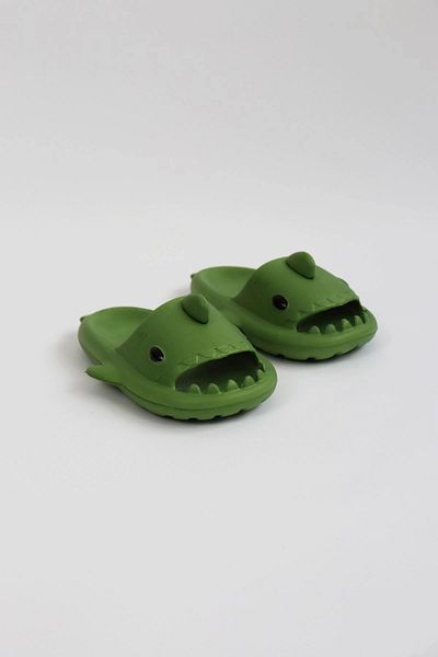 ufukmoda Wg500 Shark Khaki Unisex Full Orthopedic Slippers Shark Slides