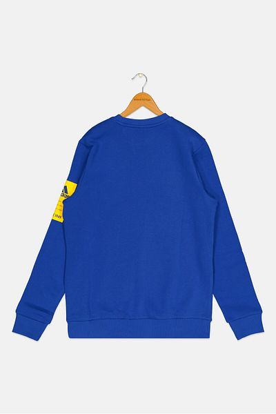 adidas Kids Boy Sportswear Fit Outdoor Sweatshirt, Blue