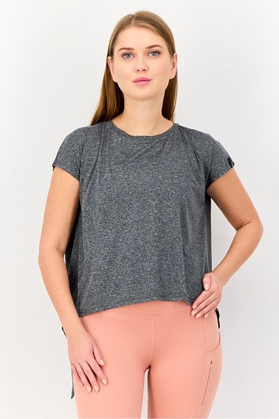 Asics Women Relaxed Fit Sleeveless Training Top, Heather Grey