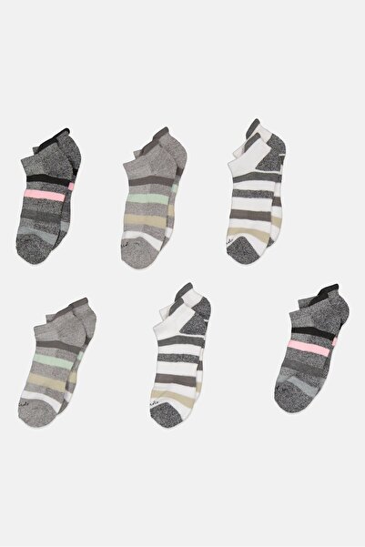 CLARKS Women 6 Pairs Brand Logo Chaussettes Socks, Multicolor