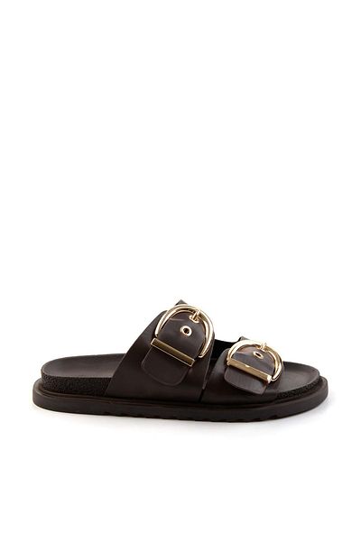 Bambi Brown Women's Slippers K04688003109