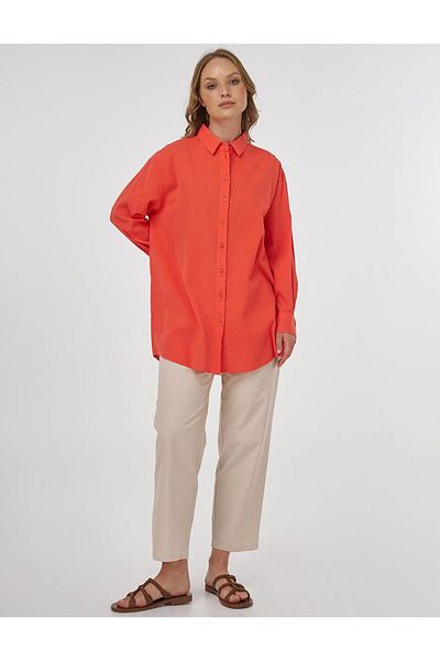 Kayra Relax Fit Cotton Tunic Ferret
