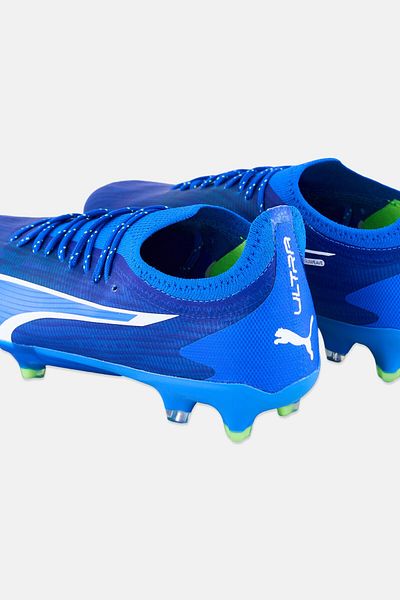 Puma Men Ultra Ultimate Fg/Ag Lace Up Football Shoes, Blue