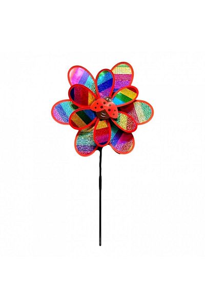 OEM Double Windmill, Ladybug with Open Wings, Diameter 40 cm
