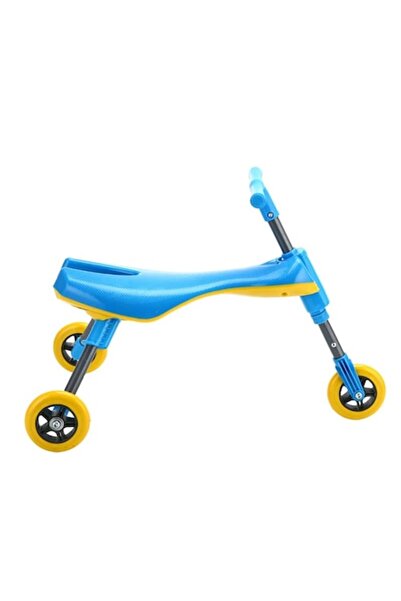 OEM Tricicletă pliabilă, fără pedale, 60 x 33 x 39 cm, albastră, JP10