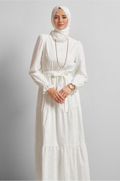 Alvina Cotton Belt Dress 45707