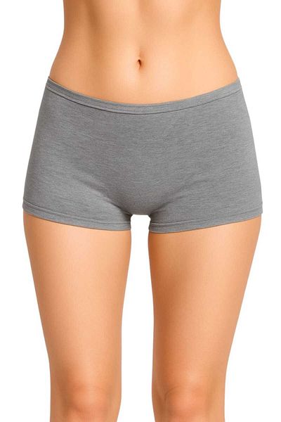 Tezzgelsin Women's 6 Pack Cotton Lycra Boxer Briefs