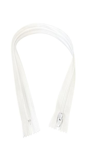 OEM White Zipper 50cm (3mm Coil) - Ideal for Pillowcases and Underwear