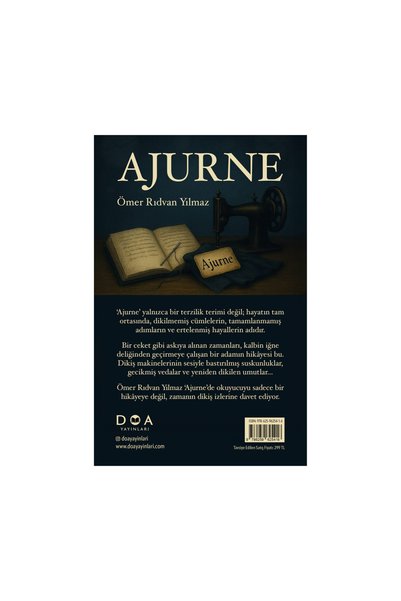 DOA Yayınları Ajurne</DNTCTMS> -  Ömer Rıdvan Yılmaz