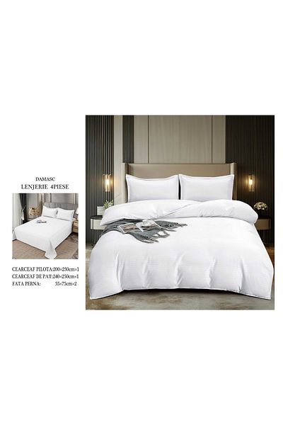 CHIRASO CHIRASO bedding set, DAMASK, Classic sheet 240x250cm, Duvet sheet 200x230cm and 2 pillowcases