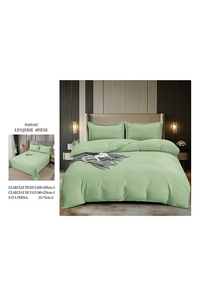 CHIRASO CHIRASO bedding set, DAMASK, Classic sheet 240x250cm, Duvet sheet 200x230cm and 2 pillowcases