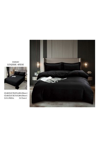 CHIRASO CHIRASO bedding set, DAMASK, Classic sheet 240x250cm, Duvet sheet 200x230cm and 2 pillowcases