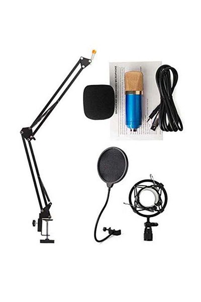 COOYA Condenser Studio Microphone Black/Blue