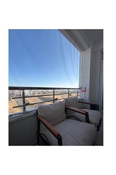 AÇIKGÜL TEKSTİL BRANDA İstenen Ölçüde Şeffaf Branda Kornişli Balkon Perdesi Fermuarsız