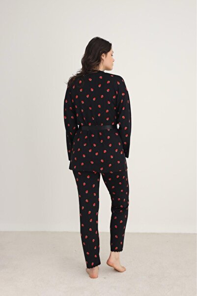 Mihra R889 Black Women's Pajama Set