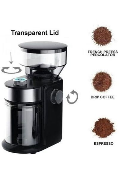 DLC Professional Coffee Grinder 0.24 kg 150.0 W